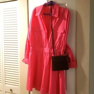 PRETTY LITTLE THINGS DRESS HOT PINK